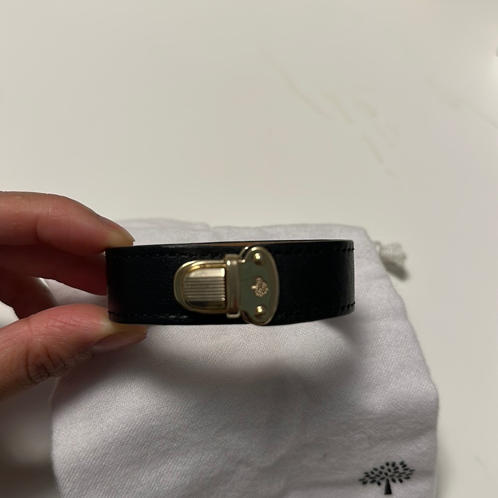 Mulberry leather bracelet